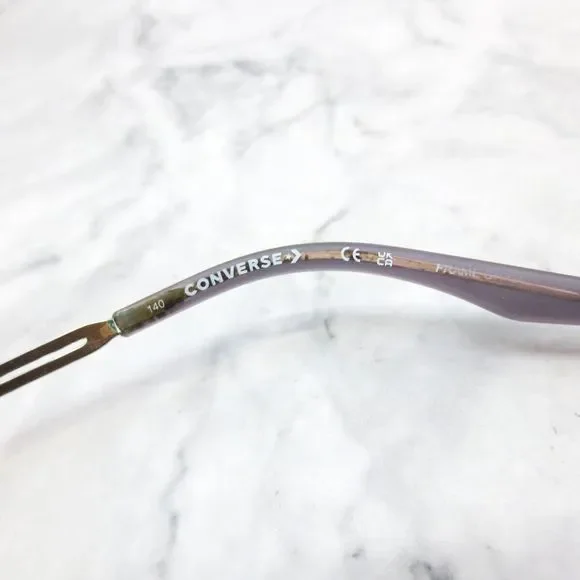 Converse CV1003 020 Eyeglasses Black Gold Round Full Rim Frames 51-19-140 - Picture 9 of 13